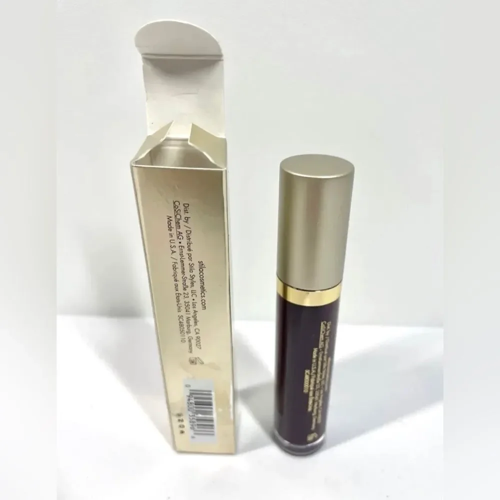 Stila Semi-Gloss Lip & Eye Paint ~ RAPHAEL ~ Burgundy Dark PURPLE NIB